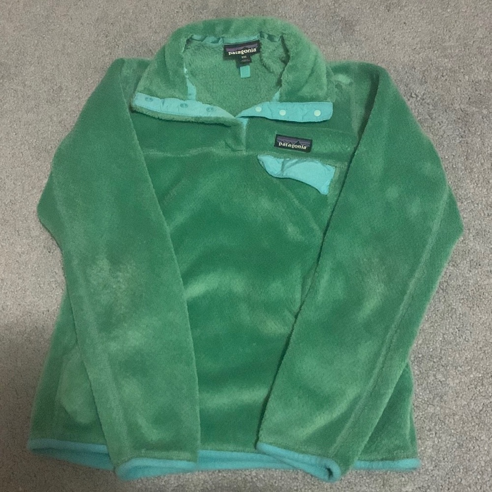 Patagonia Synchilla Fleece Pullover Snap 1/4 Snap Fleece Fuzzy Vintage